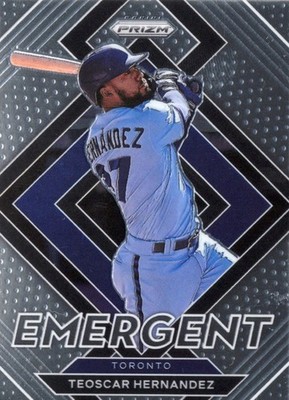 2022 Prizm Teoscar Hernandez E-9 Emergent Toronto Blue Jays