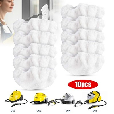 10Stk Kärcher Cover Tücher Dampfreiniger Zubehör für KARCHER Easyfix SC1 SC2 SC3