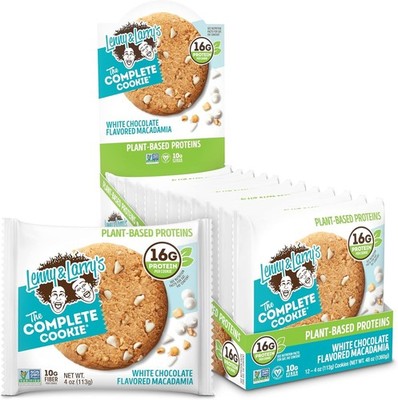 Lenny & Larry's Complete Protein Cookie, White Chocolate Macadamia, 4oz- 12 PACK