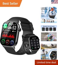 Bluetooth Calling 2025 Smart Watch: 100 Sports Modes, Heart Rate Monitor