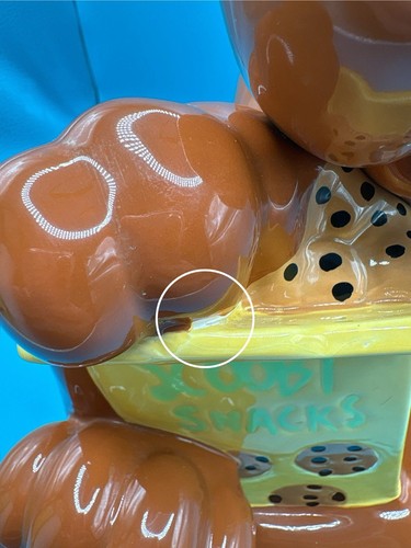 RARE vintage SCOOBY DOO Cookie Jar Scooby Snacks WB Warner Bros. Cartoon W/Box - Picture 8 of 17