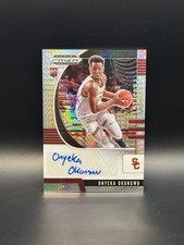 Onyeka Okongwu 2020-21 Panini Prizm Draft Picks Hyper Auto #PA-OO Hawks Rookie