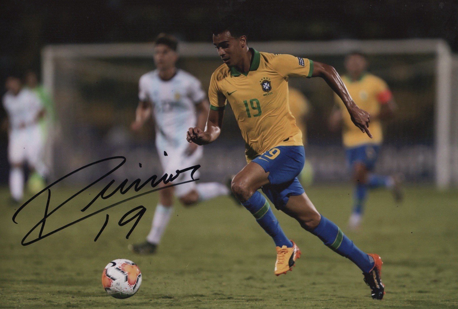Reinier Jesus handsigniertes Foto 12x8 Inch Autogramm inkl. COA Brasilien