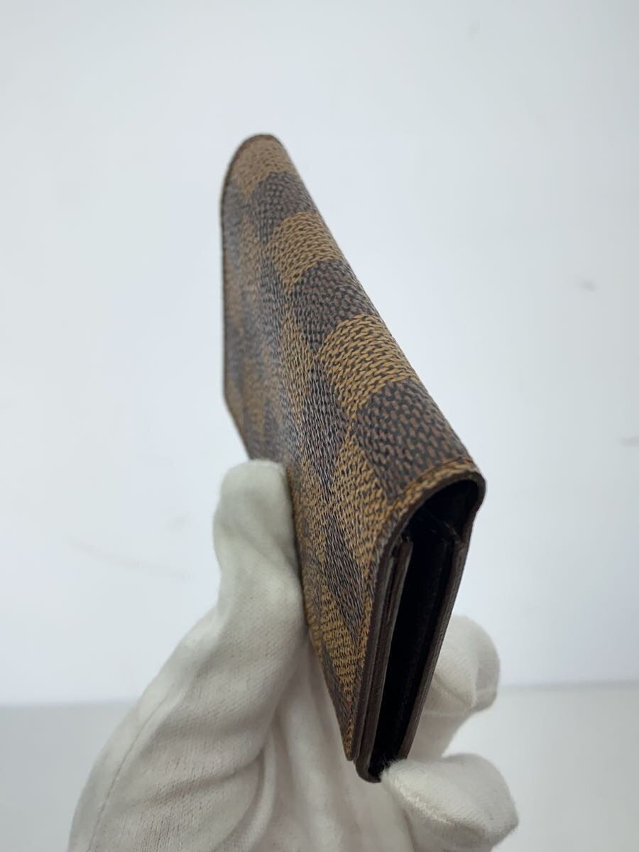 LOUIS VUITTON Envelope Carte de Visite Damier Ebene BRW All-Over Print Women' thumbnail 7