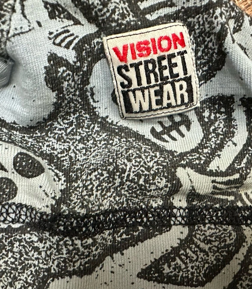 Vintage 80’s Vision Street Wear Skateboard Skull Cap - Image 2 of 4