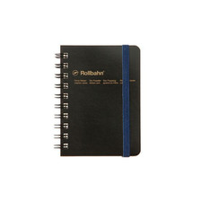 Delfonics Rollbahn Spiral Classic Notebooks: 3 in. x 4 in. Black  mini-memo