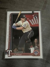 2263 2025 Topps Update Series RC Blaine Crim Texas Rangers