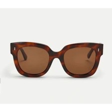 CHIMI x Veronica Beard Women's Core 08 Tortoise Sunglasses Havana NIB 189