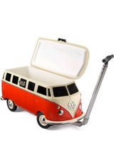 VW Collection Volkswagen T1 Bulli Bus fahrbare Kühlbox Rot