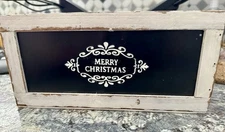 Wooden Box, 10”x5”x5”  Merry Christmas