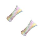 2 Pieces Glass Vases for Flowers Arrangement Holder Decor Container Small