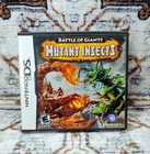 Battle of Giants: Mutant Insects (Nintendo DS, 2010) Complete W/ Manual
