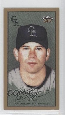 2003 Topps 205 Brooklyn Back Mini Todd Helton #30 HOF 0b2