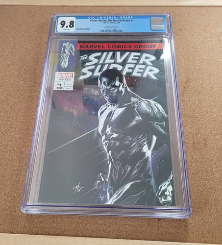 Silver Surfer Best Defense #1 Dell Otto Variant CGC 9.8 White Pages - Picture 1 of 11