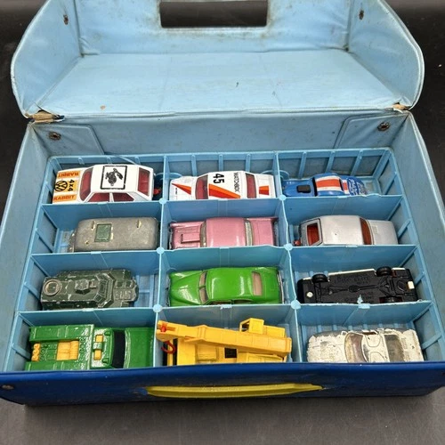 Vintage Diecast Car Lot Of 12 Matchbox Hot Wheels Racers & Trucks.ML