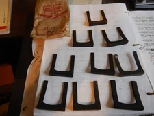 (9) NOS 53-56 STUDEBAKER TRUNK LOCK RETAINER CLIPS GOLDEN HAWK COMMANDER CHAMP
