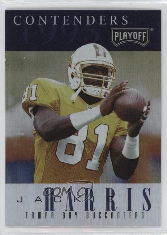 1995 Playoff Contenders Jackie Harris #46 0uk4
