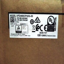 New In Box Delta VFD450CP43S-00 Inverter In Box Expedited Ship