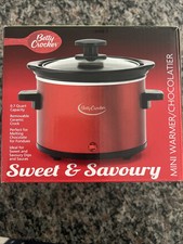 Betty Crocker Mini Fondue Schmelztiegel Stövchen und Pralinen Modell BC-2555CRY