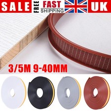 9mm-40mm U shaped self-adhesive Edge Guard Wood Furniture Edge Trim Seal Tape UK