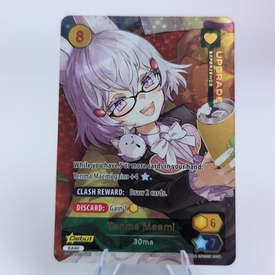 Oshi Push Phase Origins - Tenma Maemi - Kami - Kickstarter Debut Edition TCG