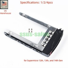 Lot MCP-220-00047-0B 2.5"Tray Caddy Gen 3 Black for SuperMicro 12 13 14th Gen