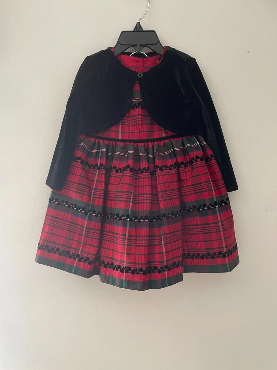 pippa and julie christmas dress Pippa And Julie Girls 2pc Plaid Christmas Dress Red/Black Size 6 $58