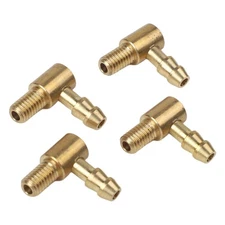 4pcs M5 Brass Motor ESC Water Cooling Nipple Fuel Nozzle 90 Degree for RC Boat