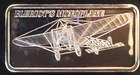 1974 Bleriot's Monoplane Hamilton Mint World Flight-0.999 Silver 1 Oz  Art Bar