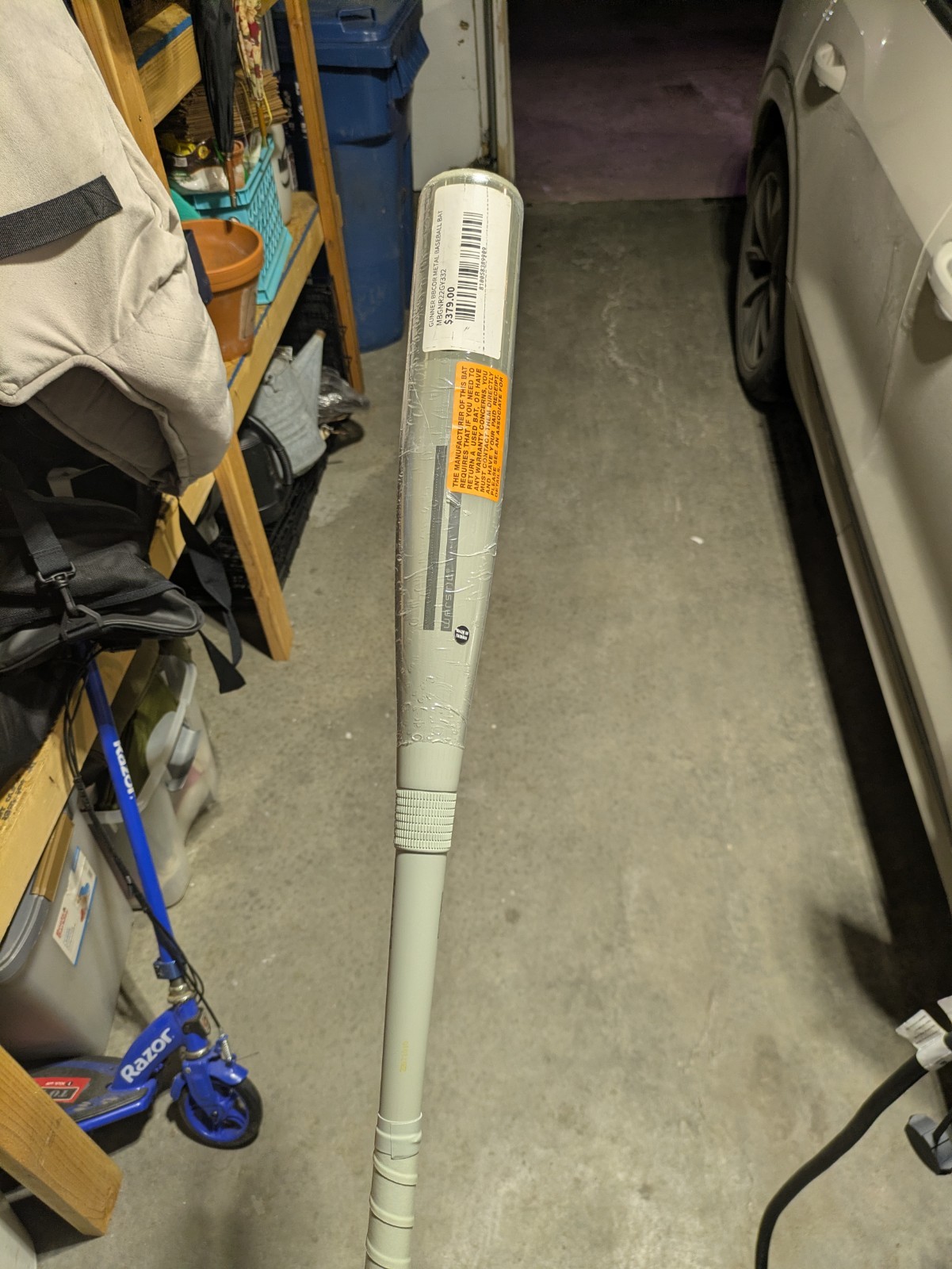 Warstic Gunner BBCOR Metal Balanced Softball Bat 32 in Gray thumbnail 2