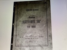 Seeburg Select O Matic 100 Service Manual Digital