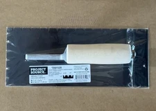 Project Source 1/4-in x 1/2-in x 3/16-in Ground Steel V-notch Vinyl Floor Trowel