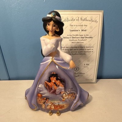  Disney s Dresses And Dreams  Porcelain Bell,  Jasmine s Wish  BROKEN HAND
