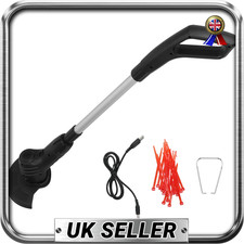 Cordless Grass Trimmer 3.7V USB Rechargeable - Handheld Lightweight for Home