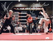 Ralph Macchio & William Zabka signed 11x14 Photo Daniel Larusso, Johnny Lawrence