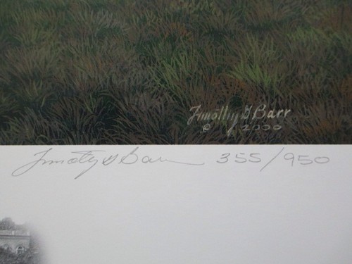 The President's Cup 2000 Robert Jones Golfschläger Lithographie Ken Venturi USA - Bild 6 von 6