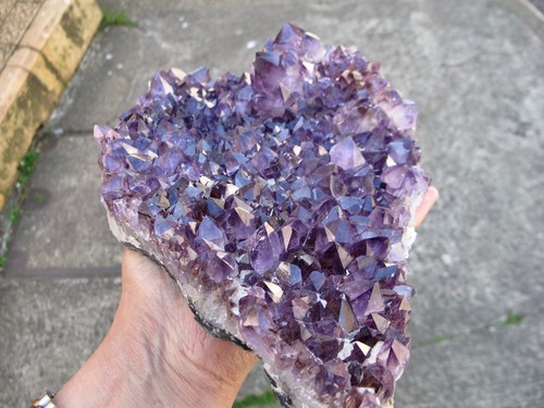 Cluster de Curación de Cristal Amatista Cama Grande Intuición Piedra de Poder Natural 2.2 K - Imagen 19 de 24