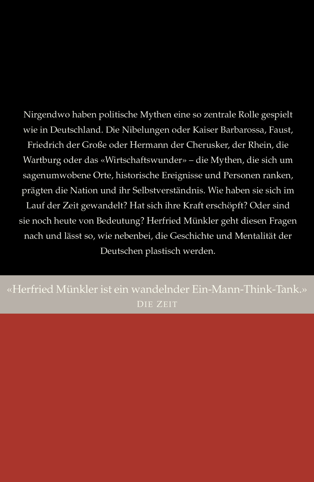Thumbnail - Herfried Münkler / Die Deutschen Und Ihre Mythen