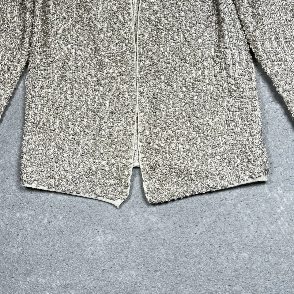 Dries Van Noten 毛衣开衫女式小号米色长袖比利时 — 第 3/4 张图片