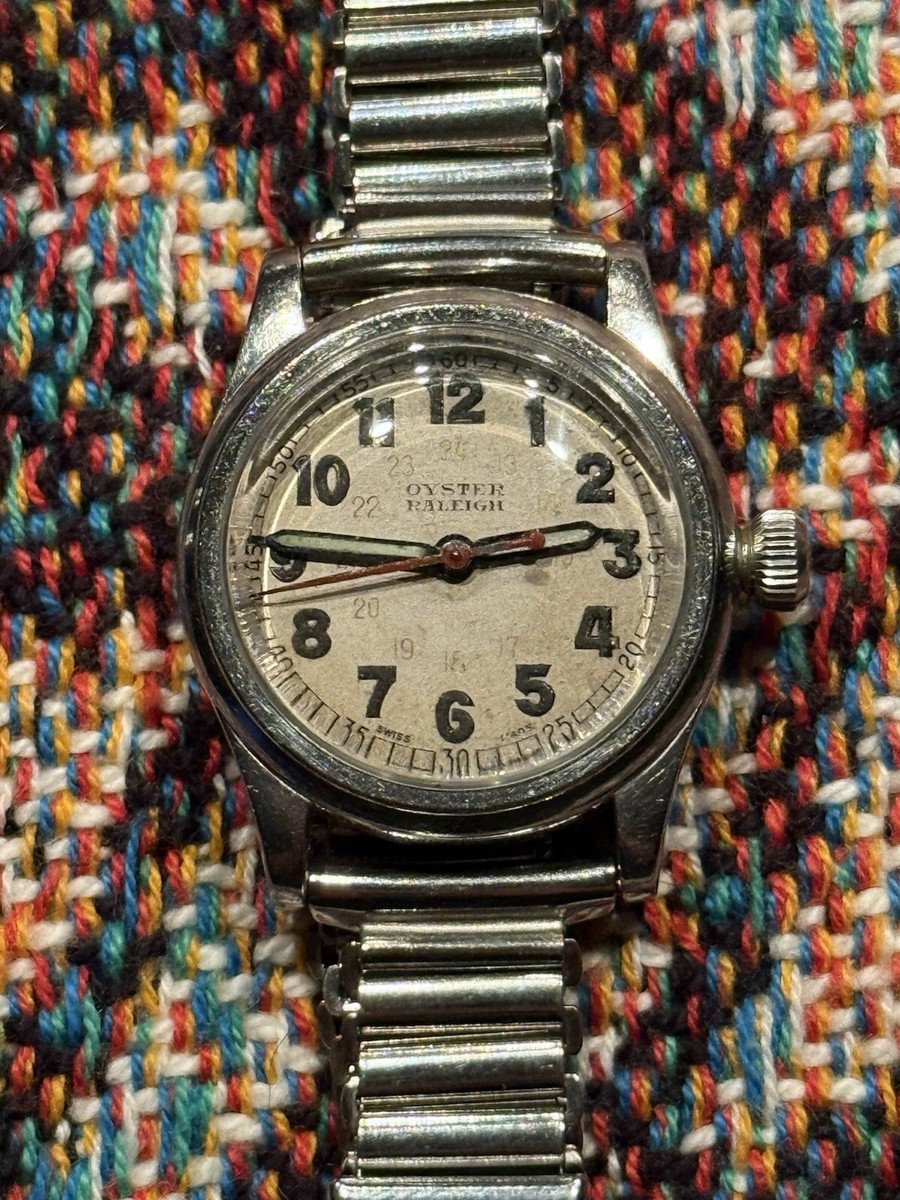 Vintage Rolex Oyster Raleigh WW2 Military Watch | eBay
