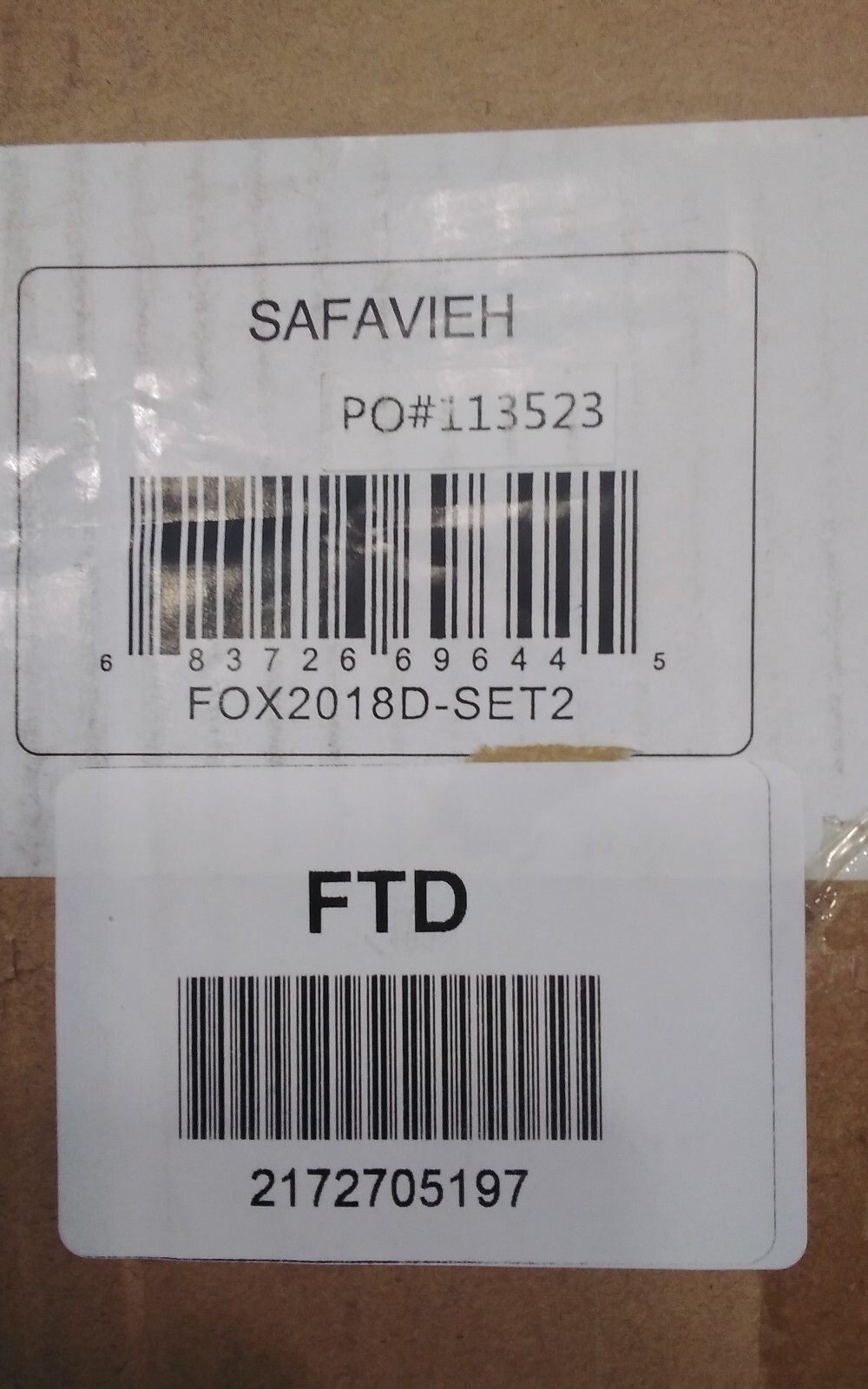 Safavieh Round Back Leather Side Chair, Reduced Price 2172705197 FOX2018D-SET2