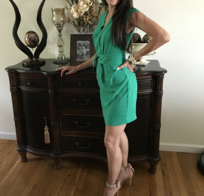 marciano green dress Marciano Dress: Green size 0 Retail Over 200