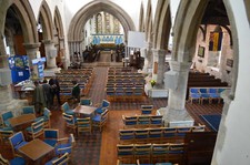 Interior St Andrew's church Kirton in Lindsey  c2015