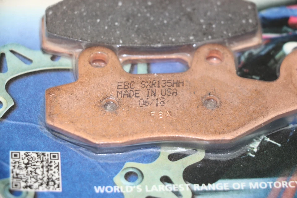 Pastillas de freno EBC - SXR135HH - SXR-Can-Am/Husqvarna/Kawasaki/Suzuki/Yamaha  Foto 3 de 4