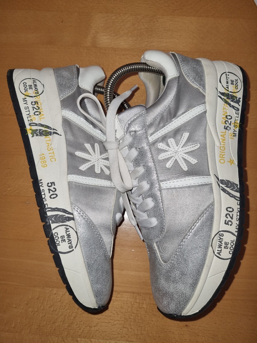 Tolle Galaxis Streetwear Damenschuhe Sneaker Grau Uk