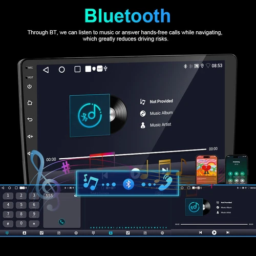 Große Stereoanlage für 2010-2019 Toyota 4runner Autoradio 10,33 Zoll GPS Navi - Bild 13 von 19