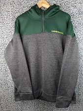 Oregon Ducks Colosseum Athletics Long Sleeve Hooded Sweatshirt Men's XL Green Pu