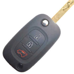 Custodia In Silicone Per Chiave Smart 453 Forfour Cabriolet Fortwo Coupe – Grigia, 3 Tasti, Start-key - Foto 6