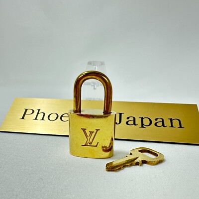 Louis Vuitton Padlock 1 Set Gold Color Brass Number Random
