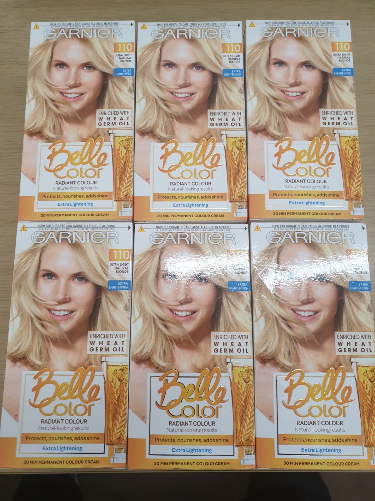 Garnier Belle Color 110 Ultra Light Natural Blonde Permanent Hair Dye X6 £39.99